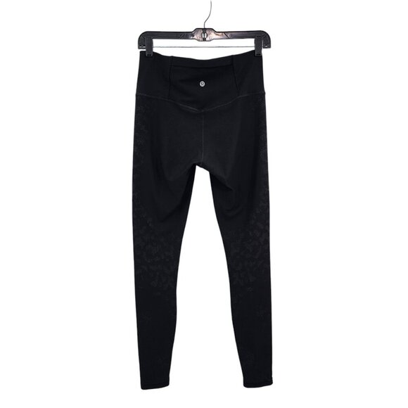 Lululemon Women''s Training Colorblock High Waisted Leggings - 10 - Picture 4 of 6